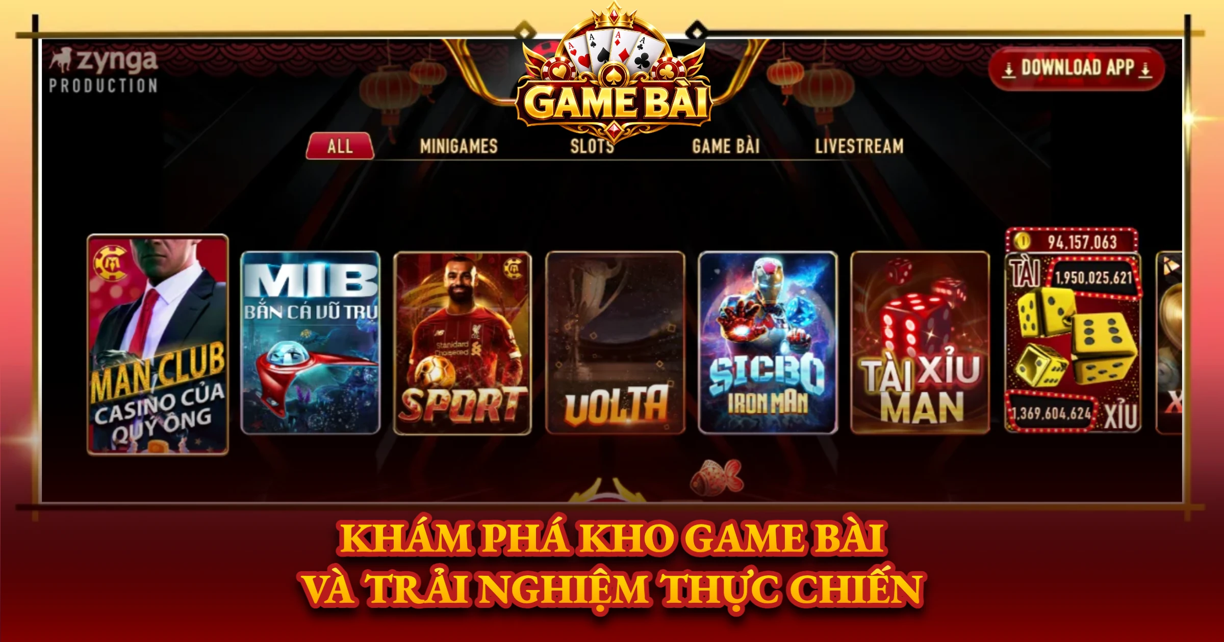 Khám Phá Kho Game Bài Và Trải Nghiệm Thực Chiến