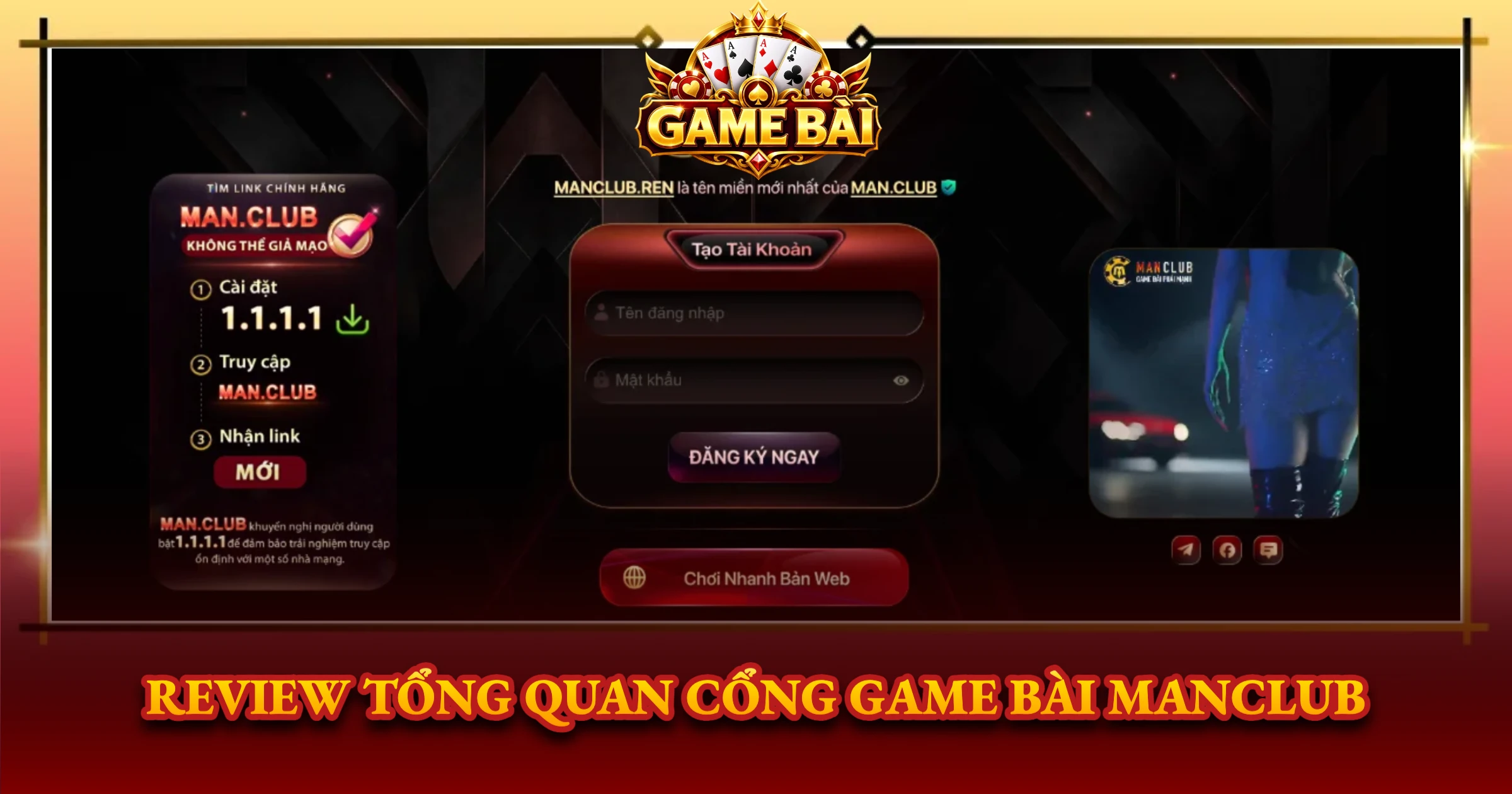 Review Tổng Quan Cổng Game Bài Manclub