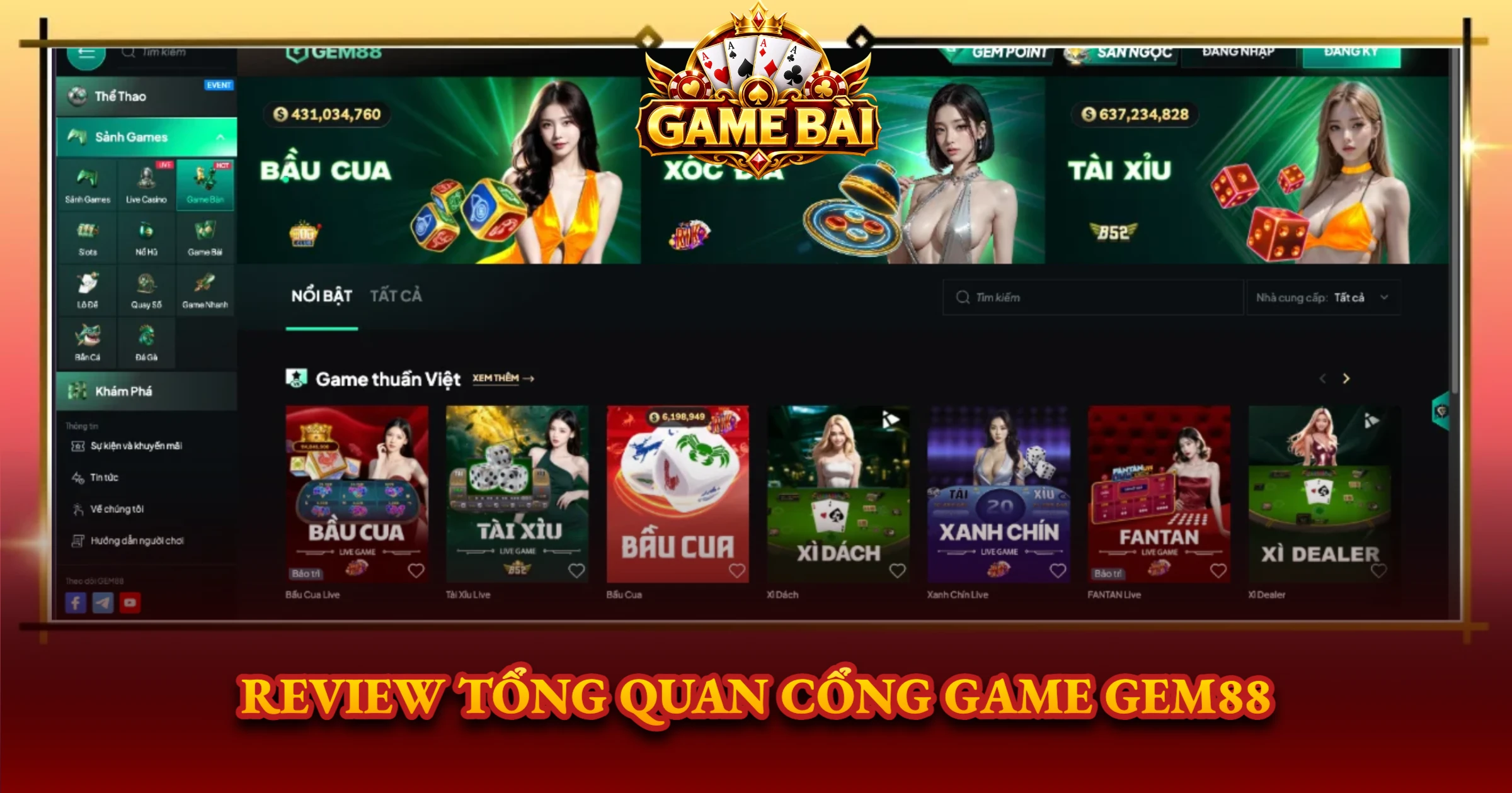 Đánh Giá Gem88 Chi Tiết Cho Dân Chơi Game Bài 1 Review Tổng Quan Cổng Game Gem88