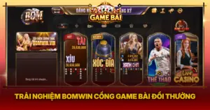 Trai Nghiem Bomwin Cong Game Bai Doi Thuong Img